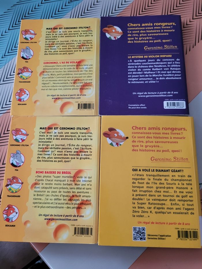 Lots de 4 livres geronimo stilton (10e) - photo numéro 6