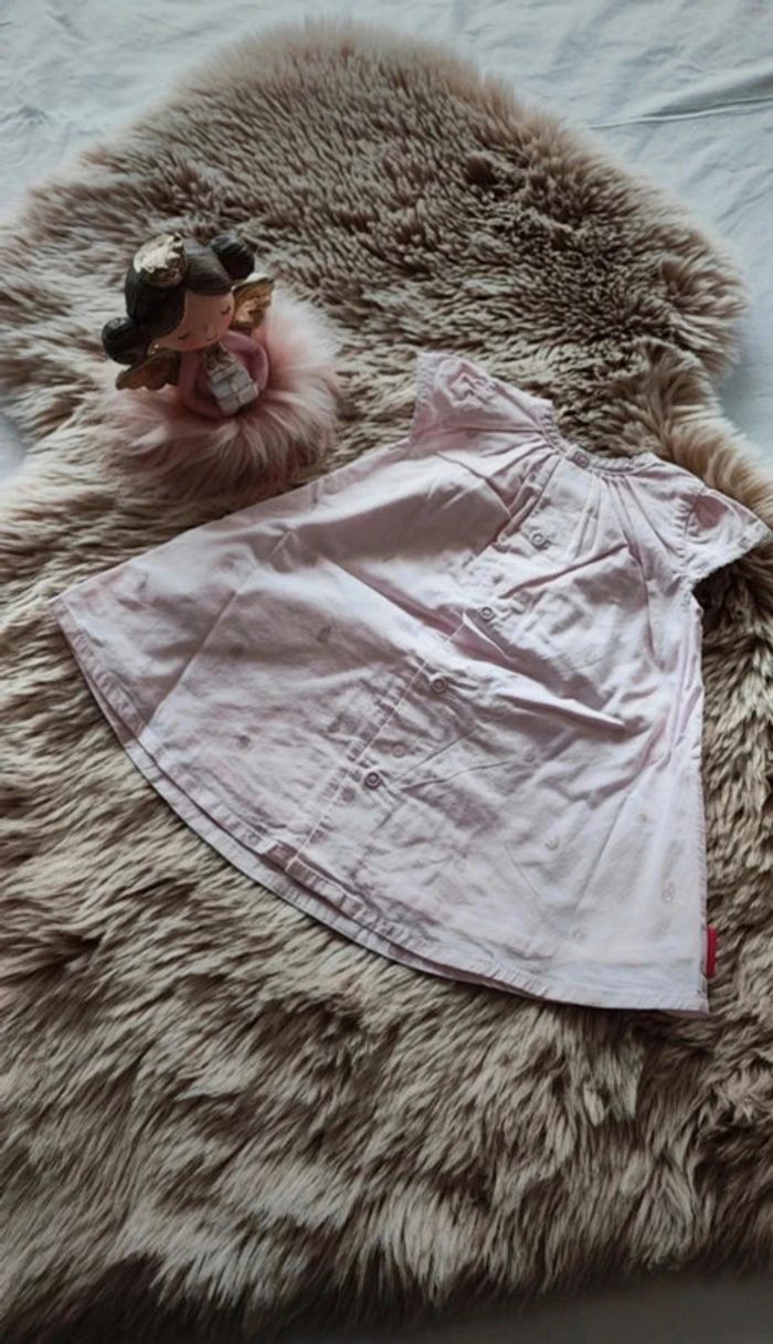 Robe rose sucre d’orge 3 mois - photo numéro 2