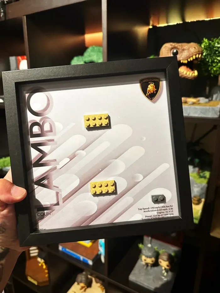 Cadre Lamborghini Countach (20×20) pour LEGO 76908 - photo numéro 3