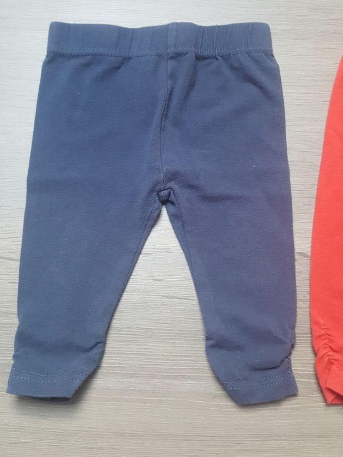 Lot de 2 legging taille 74 - photo numéro 3