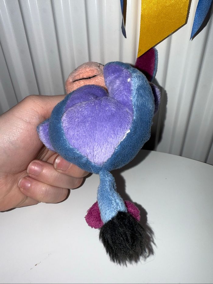 Porte monnaie doudou peluche âne bourriquet bleu - photo numéro 6