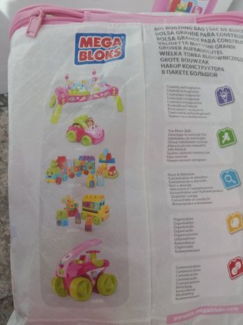 chariot et sac megabloks TBE