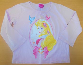 Haut manches longues fille 2-3 ans Disney Princess - La belle au bois dormant