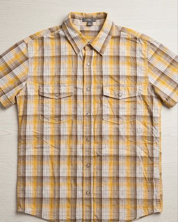 Chemise Carreaux Jaune & Marron "Rated" - Style Casual