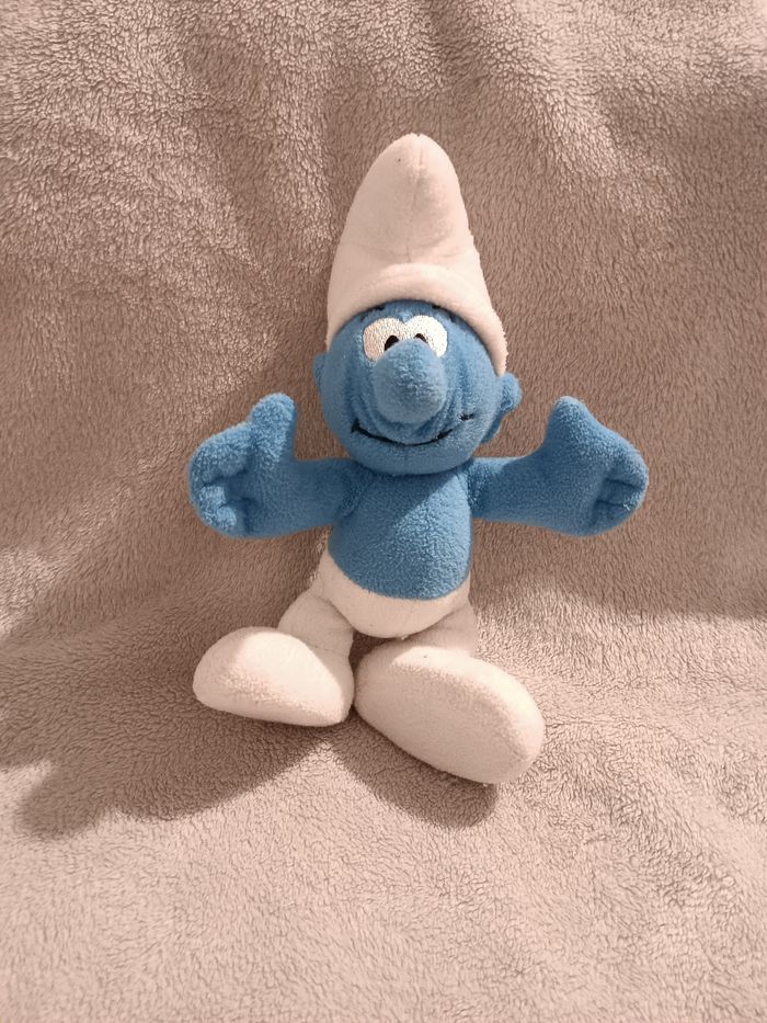 Peluche stroumph smurf