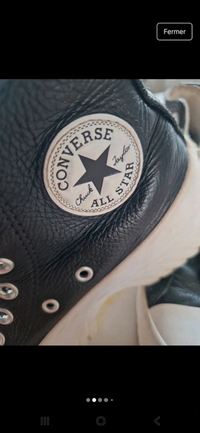 Converse hautes 🖤 - photo numéro 6