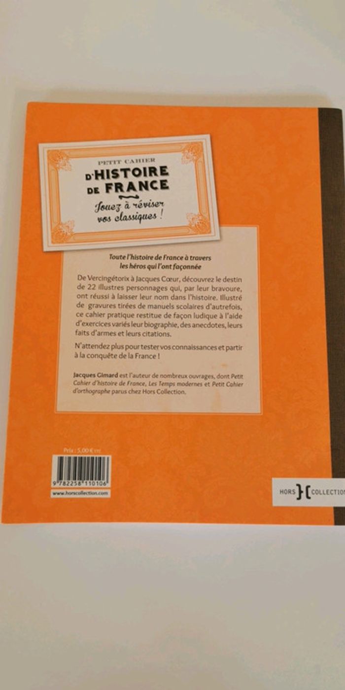 Petit Cahier d'histoire de France - photo numéro 2