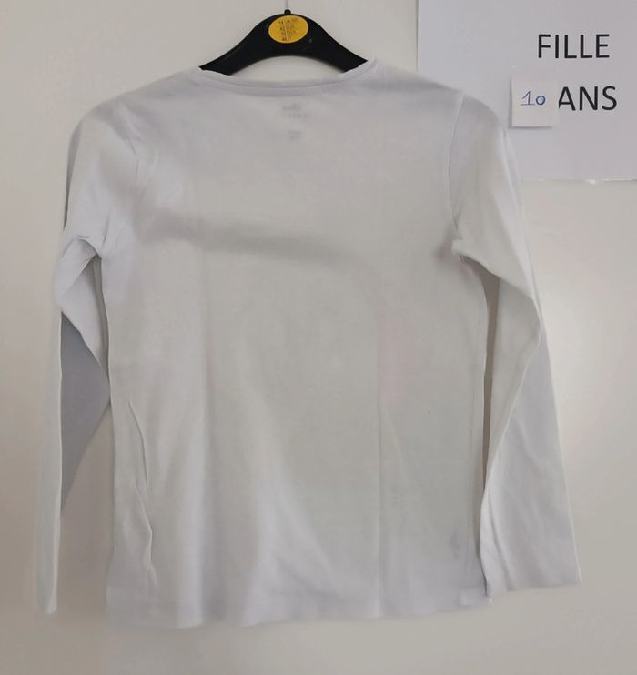 T-shirt ml Clochette 10 an - photo numéro 2