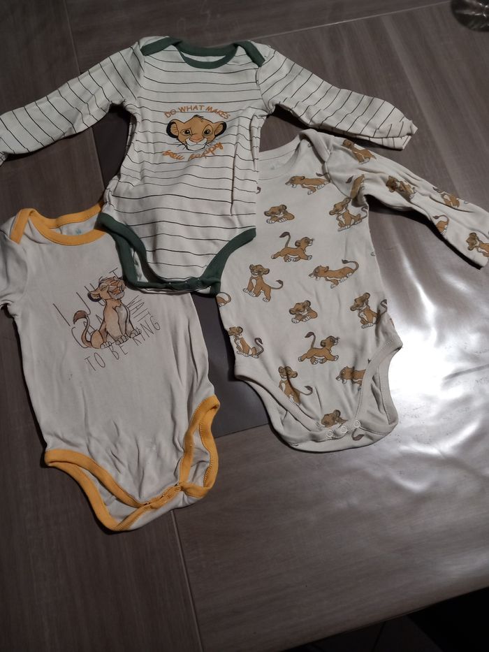 Lot de 3 body