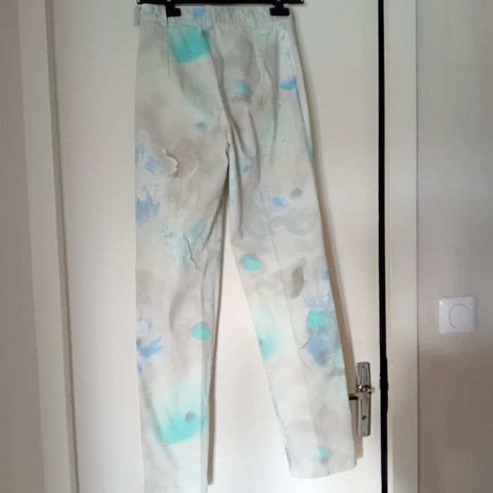 Faby27800 Pantalon femme "Leone" - Couleurs : gris, vert, bleu - T 38 - photo numéro 2