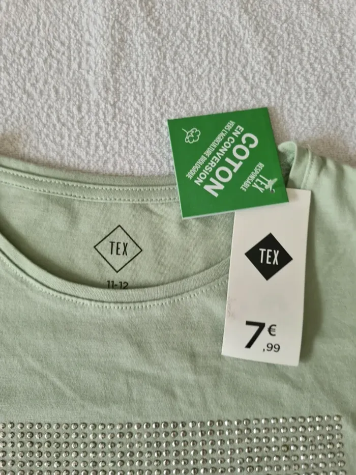 Lot de 2 hauts neufs Tex 11/12 ans - photo numéro 4