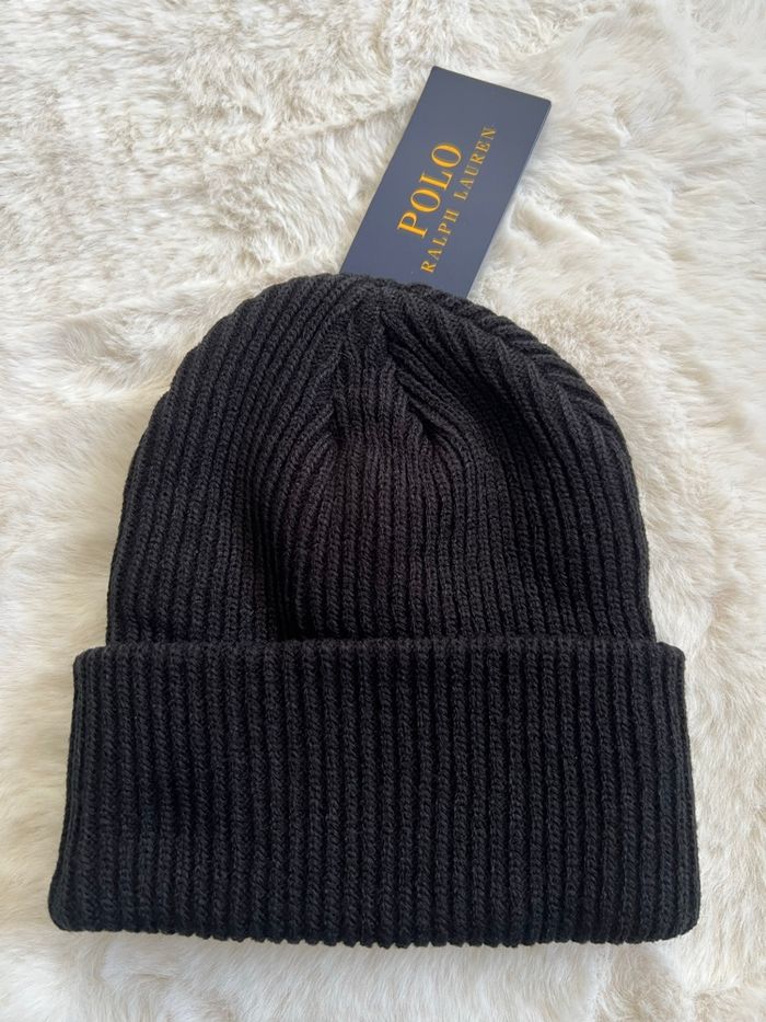Bonnet Ralph Lauren noir - photo numéro 3