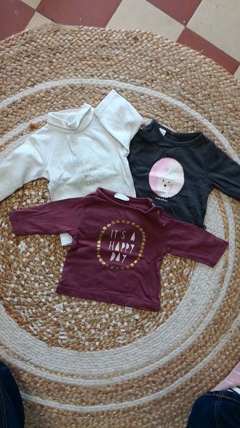 3 tee shirt manche longue