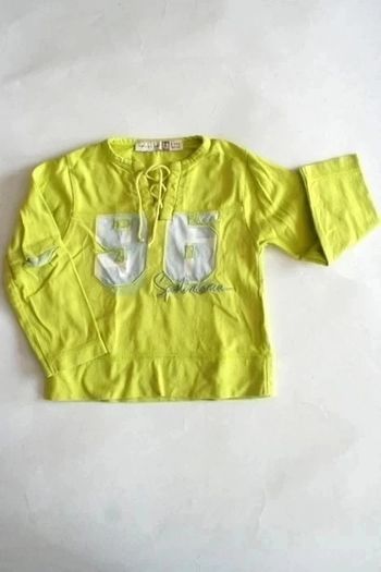 Tee shirt Tape à l'oeil vert manches longues