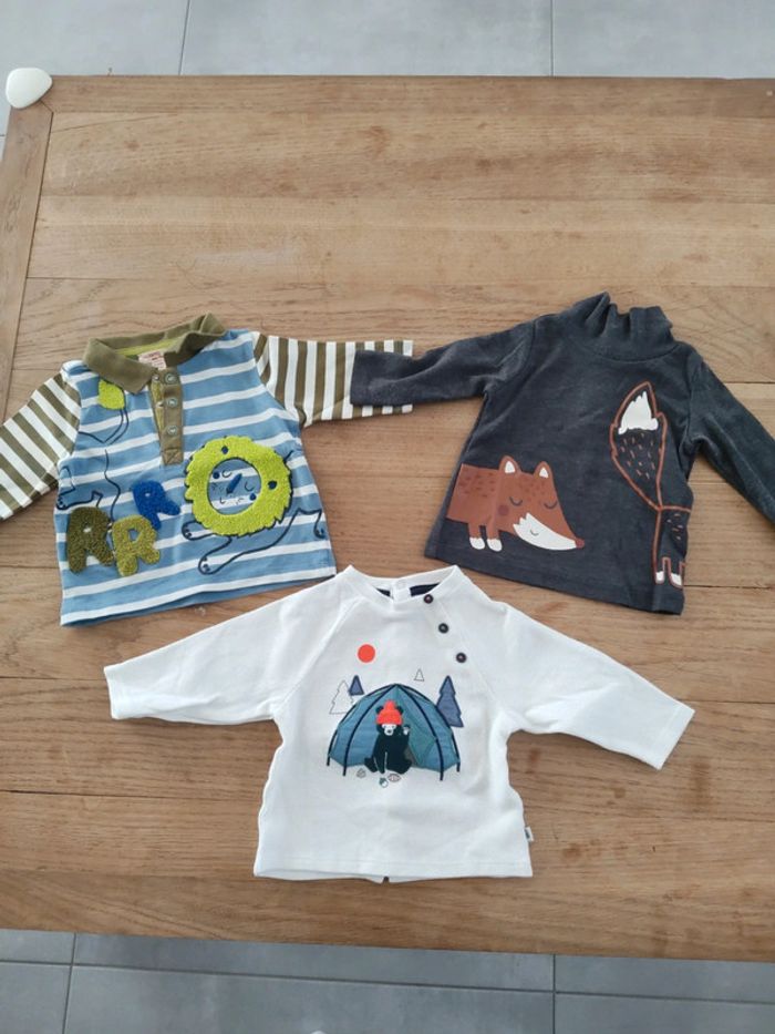 Lot tee-shirt manche longue