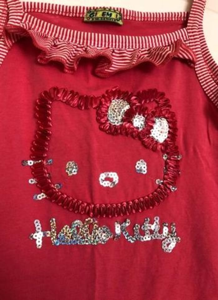 Tee Shirt Hello Kitty 8 ans - photo numéro 2