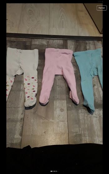 Lots de 3 paires de collants