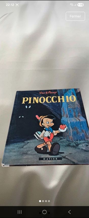 Livre Disney Pinocchio – Hatier