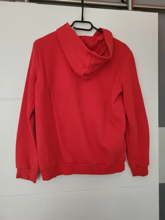 Sweat Puma à capuche rouge 13 ans - photo numéro 2