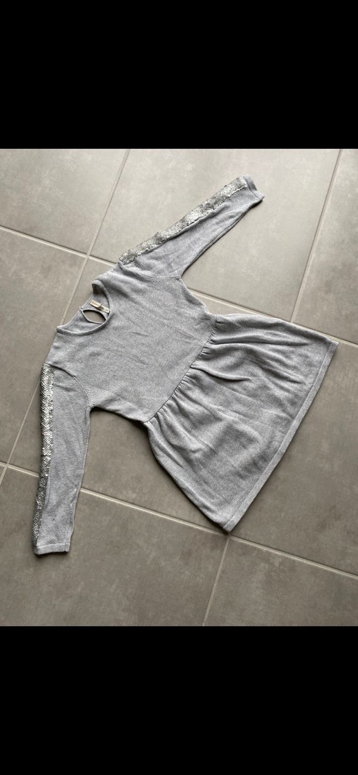 Robe de fêtes manches longues pailletés 4 ans