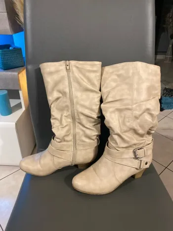 superbe botte beige Trend one 38
