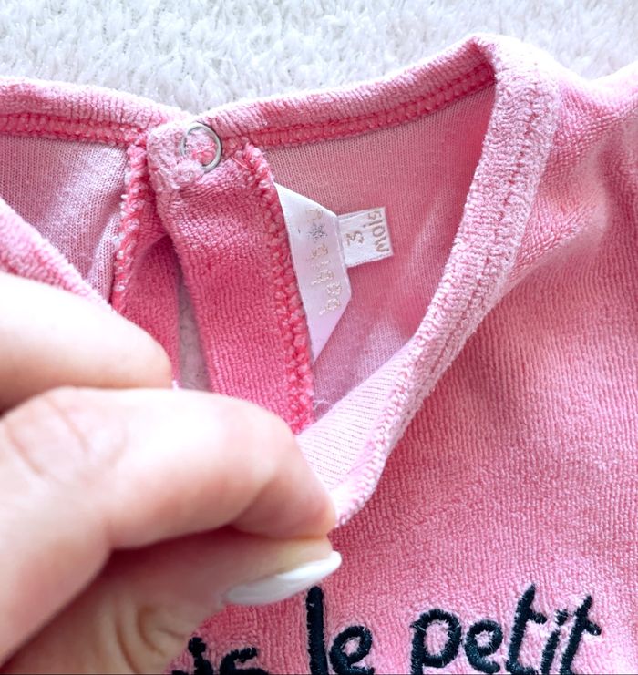 lots de 3 pyjama velours « Natalys et Kiabi  » T3 mois - photo numéro 4