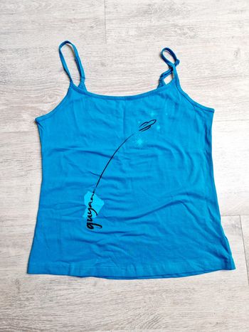 Débardeur turquoise neuf Arianespace taille 3