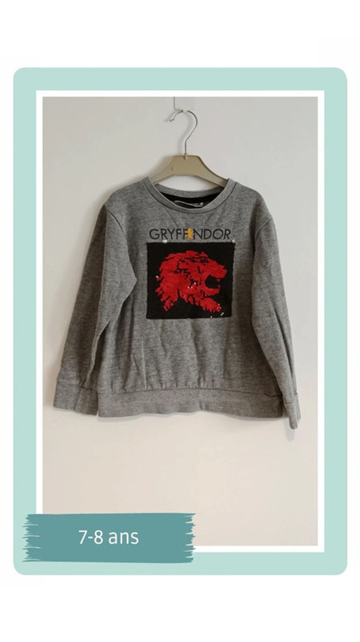 🍄 sweat à sequin Gryffondor 8 ans