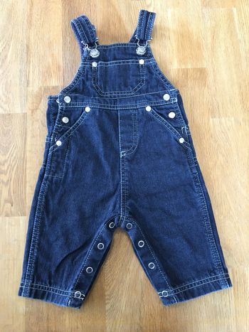 Salopette jean petit bateau