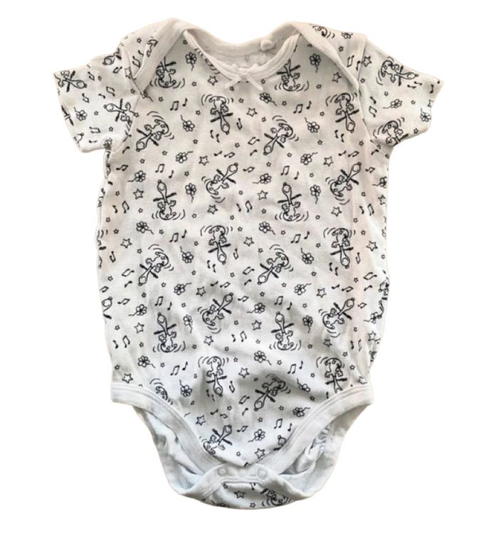Bodies bébé garçon blanc à motifs Lupilu 12 mois
