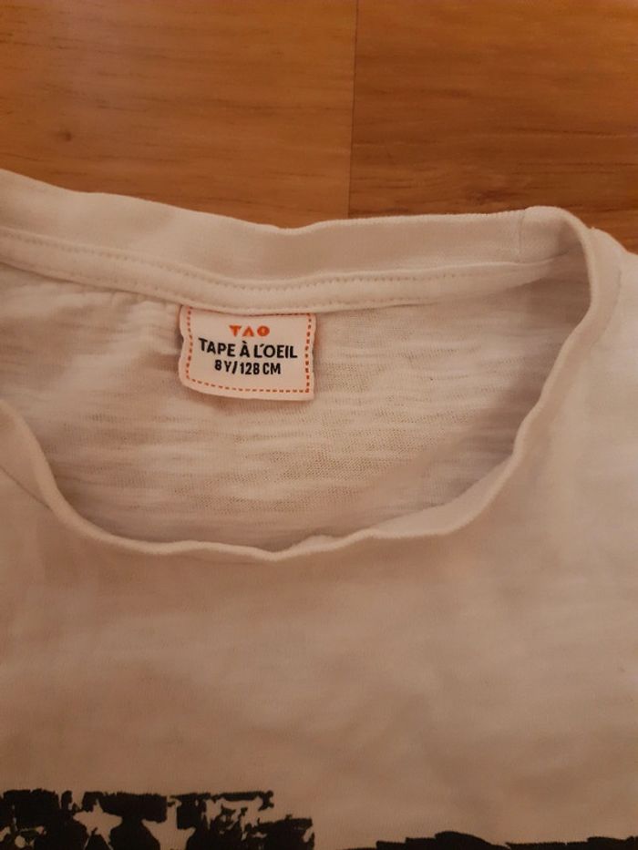 Tee-shirt manche courte garçons taille 8 ans - photo numéro 3