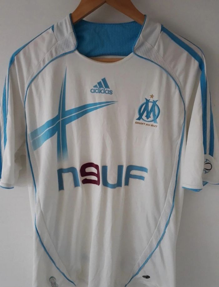 Maillot OM Authentique Adidas Comme Neuf Taille L🌿🛍 - photo numéro 4