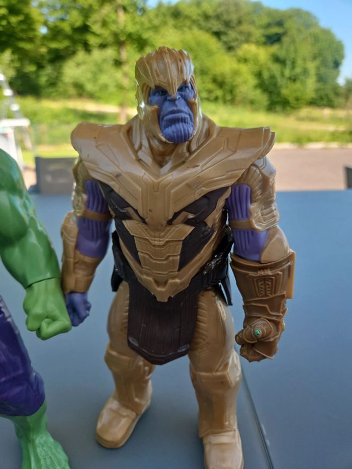 Lot de 2 figurines marvel 30cm - photo numéro 3