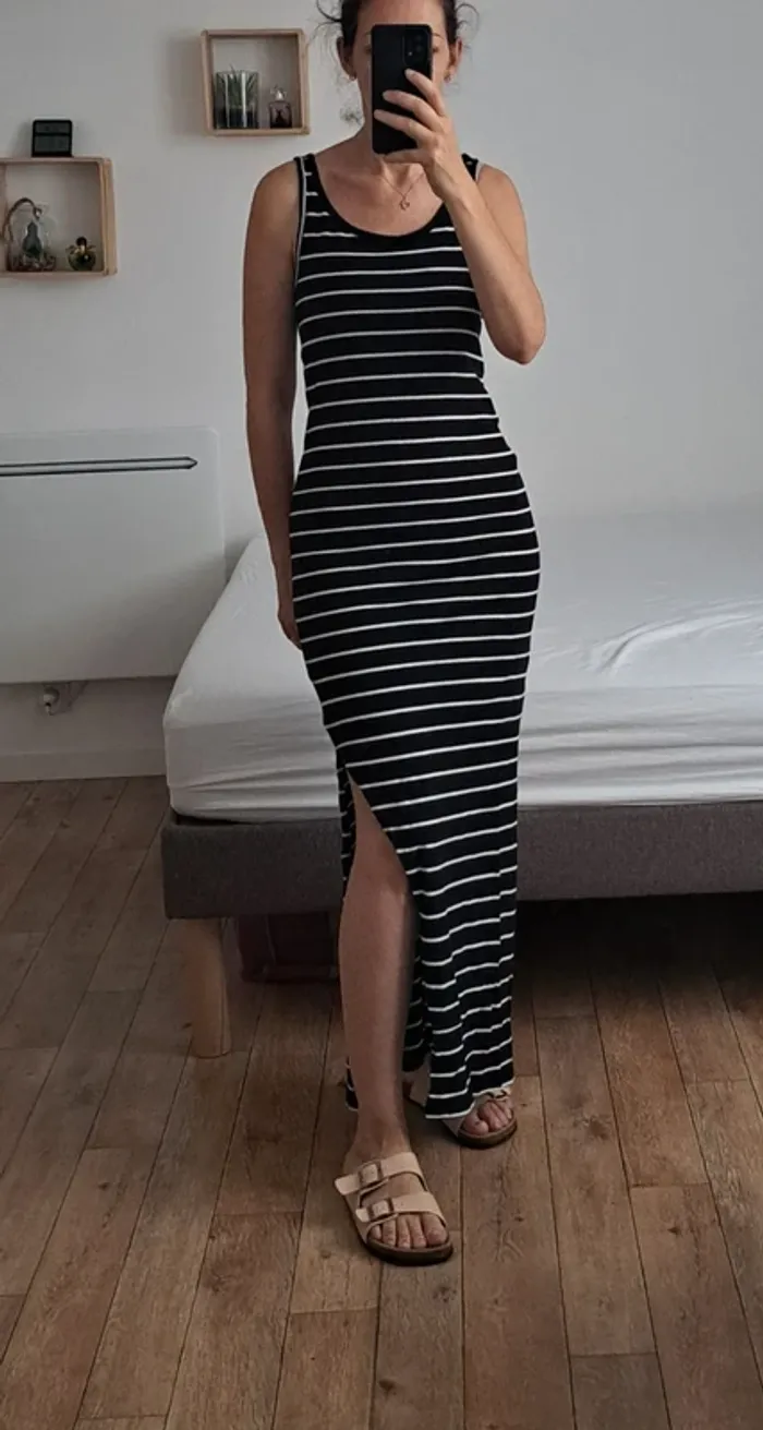 Robe à rayures