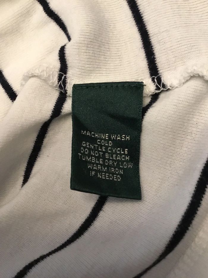 Polo Lauren Ralph Lauren taille M très bon état blanc et marine 047 - photo numéro 6