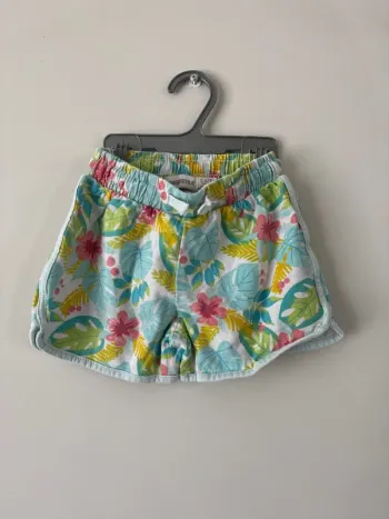 👖 short fleuri - fille -5 ans - 110 cm - orchestra très bon état
