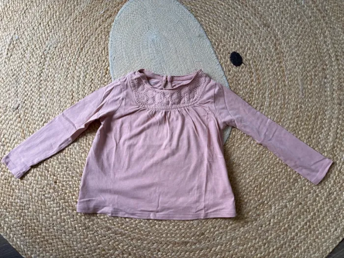 T-shirt ML rose Vertbaudet 3 ans 36 mois - photo numéro 2