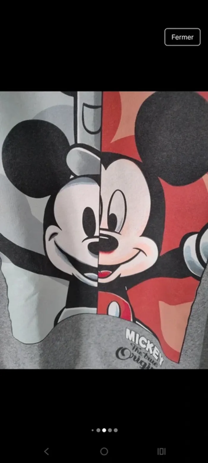 Sweat à capuche unisexe Mickey - photo numéro 5