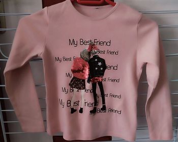 Haut manches longues fille 8 ans