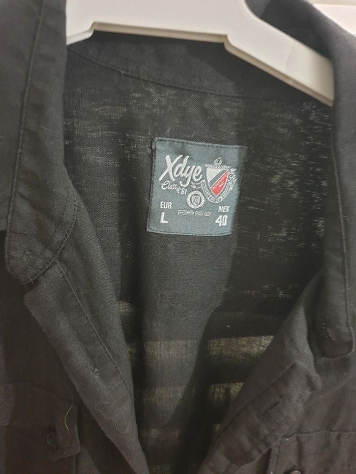 Chemise noir homme L - photo numéro 2