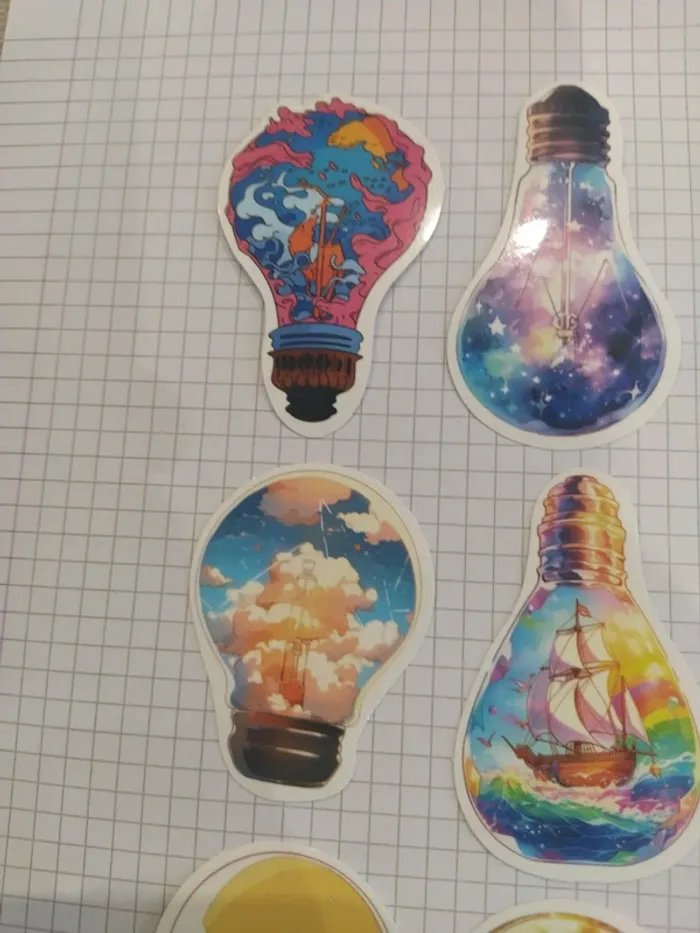 Stickers ampoules (lot D) - photo numéro 2