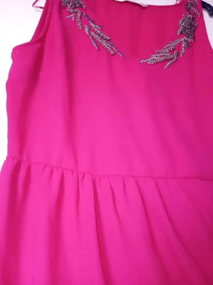 Robe fushia L - photo numéro 3