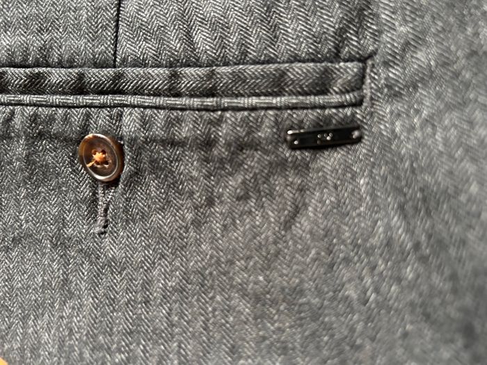 Pantalon tendance slim chevrons marine 40 Jules - photo numéro 3