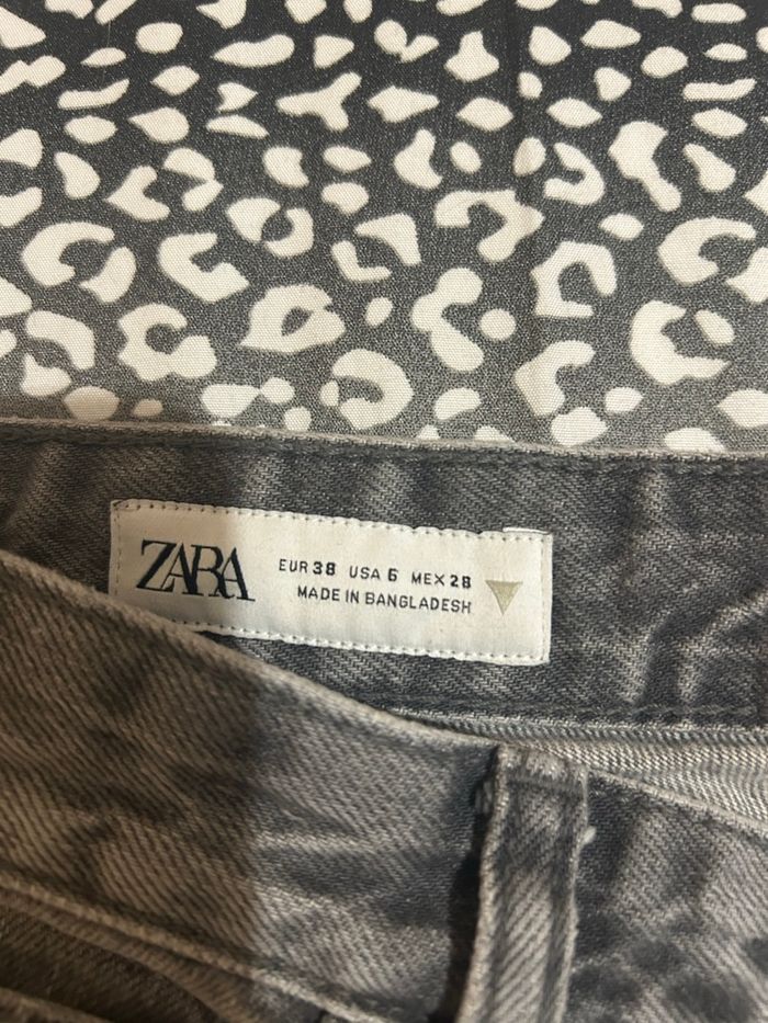 Jean gris droit zara - photo numéro 3