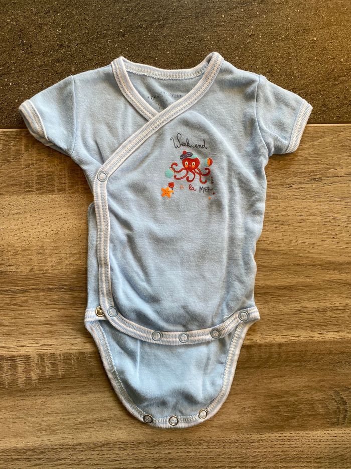 Body à manches courtes pieuvre