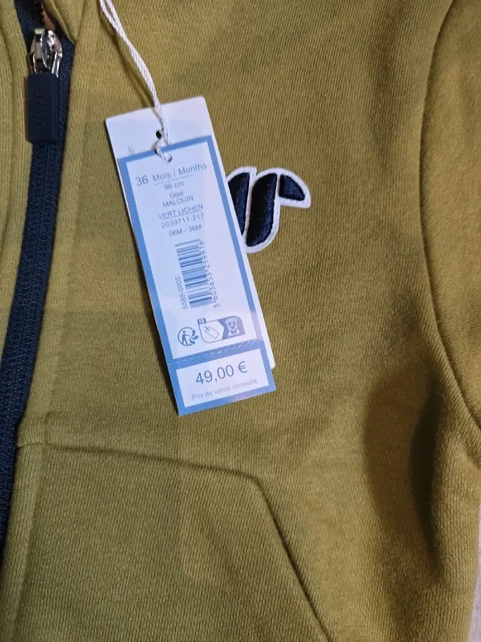 Sweat Jacadi taille 36 mois - photo numéro 3