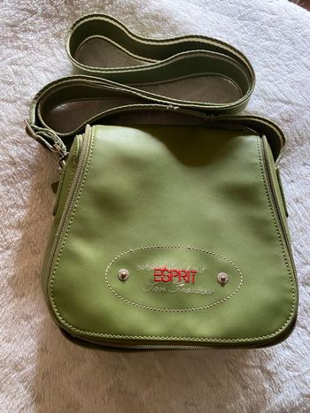 Sac kaki Esprit bandoulière vintage Y2K