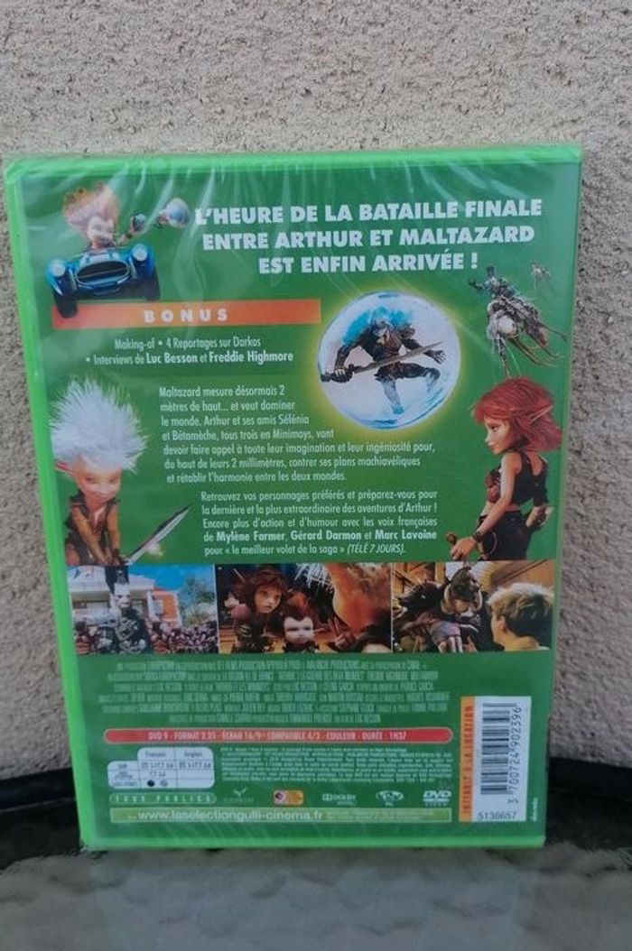 Dvd Arthur 3 La guerre des deux mondes - EuropaCorp  (Neuf sous blister) - photo numéro 3