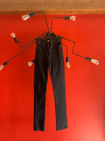 Jean noir femme Bershka