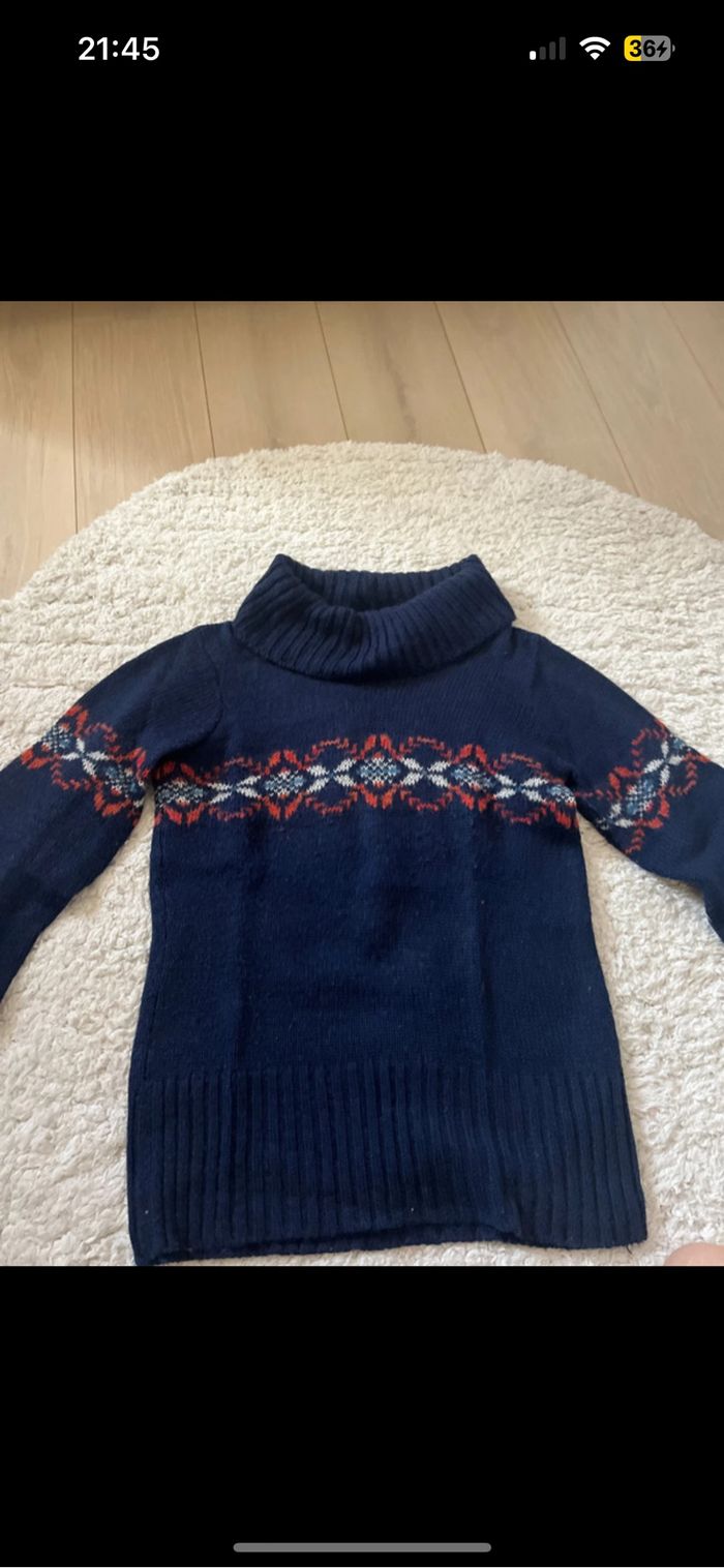 Pull col roulé taille L